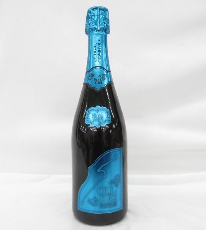 ソウメイ ナチュール 買取 茨城日立 ｜Soumei ソウメイ ブリュット ナチュール ブルー シャンパン 750ml 12.5%を