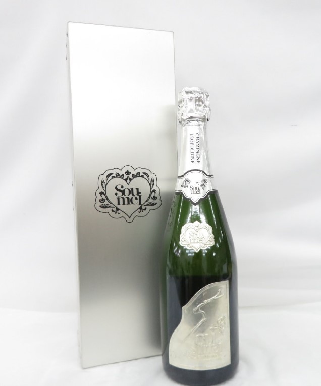 ソウメイ ブランドブラン 買取 江坂 ｜Soumei ソウメイ プラチナ ブラン・ド・ブラン シャンパン 750ml 12.5%を