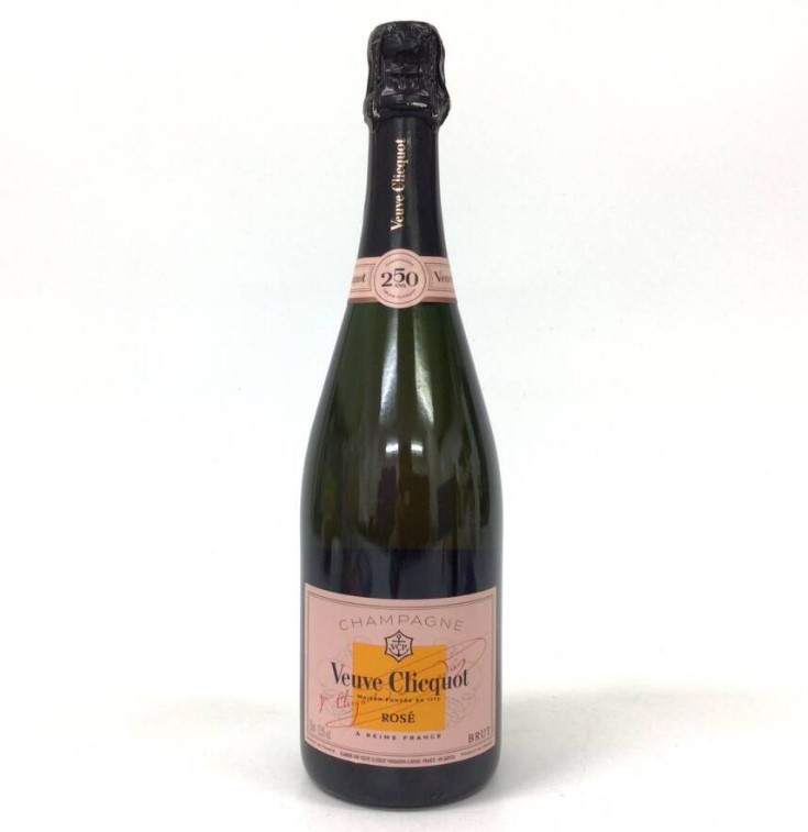 ヴーヴクリコ ロゼ 買取 銀座 ｜シャンパン ヴーヴクリコ ロゼラベル ブリュット 750ml 12.5%を