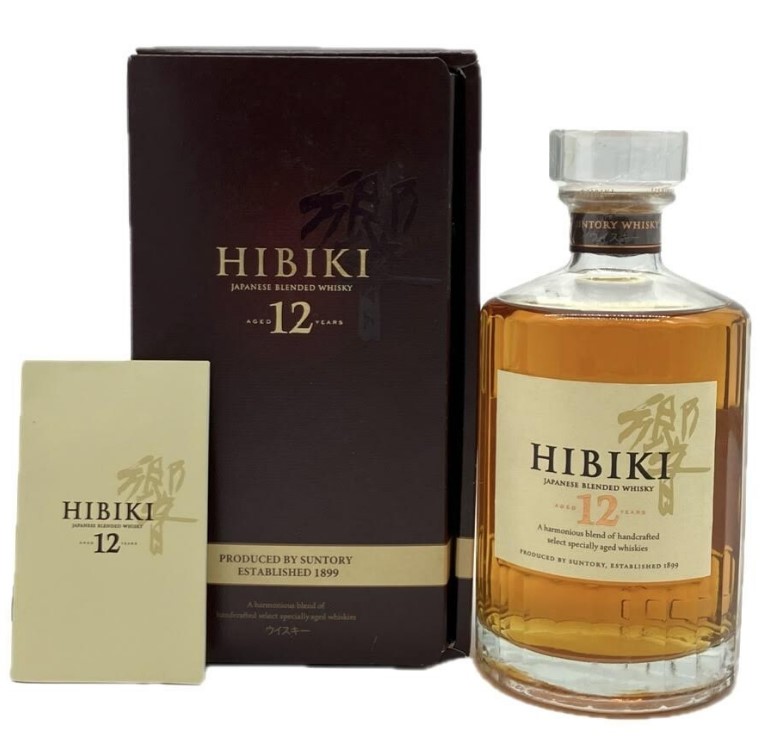 響12年 買取 八王子 ｜サントリー ウイスキー 響 12年 700ml 43% 箱付きを