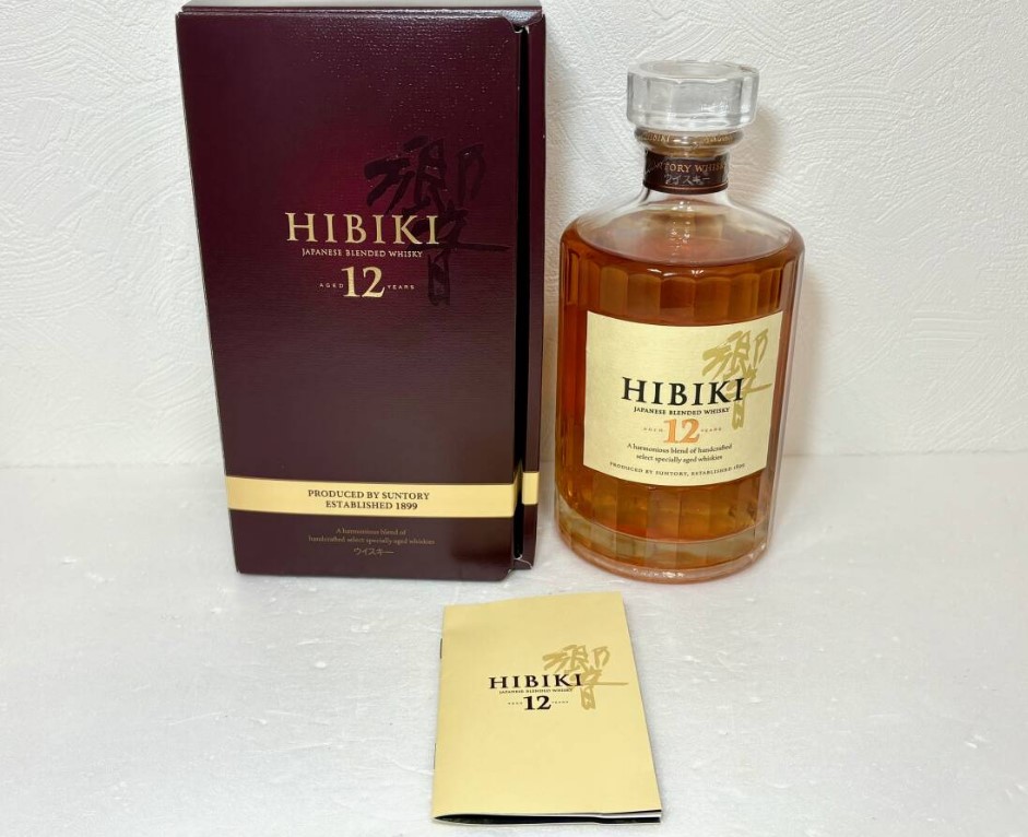 響12年 買取 津田沼 ｜ウイスキー サントリー 響 12年 700ml 43% 箱付を