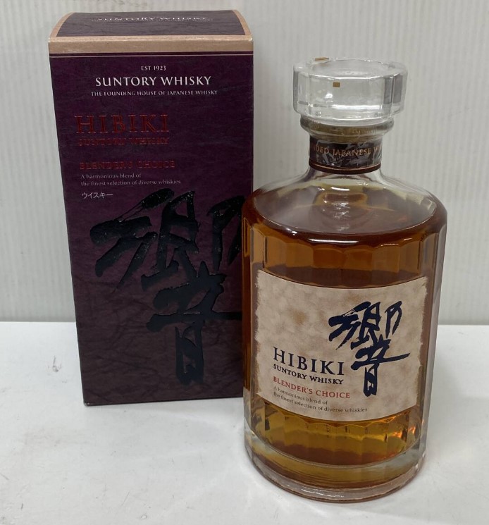 響 ブレンダーズチョイス 買取 銀座 ｜響 サントリー 700ml SUNTORY 43％ ブレンダーズチョイス BLENDER'S CHOICE サントリーウィスキー HIBIKIを
