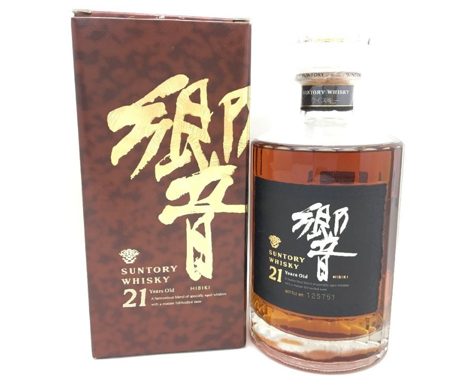 響21年 買取 横浜 ｜SUNTORY サントリー 響 21年 旧ボトル 700ml 43％ ウイスキー 古酒を