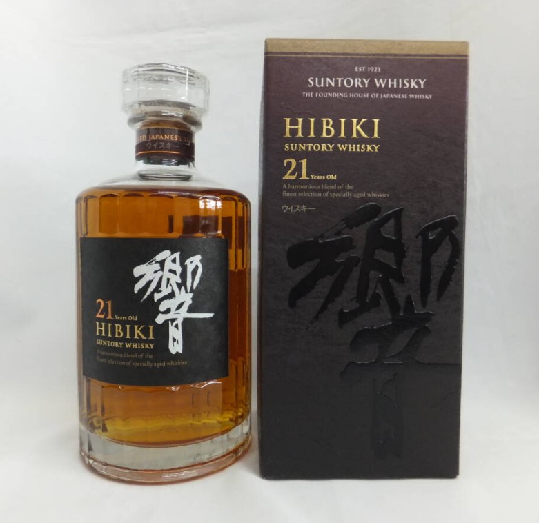 響21年 買取 江坂 ｜サントリーウイスキー 響21年 箱付きを