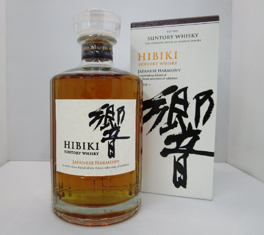 響 ジャパニーズハーモニー 買取 茨城日立 ｜サントリー ウイスキー 響 ジャパニーズハーモニー 700ml 43% SUNTORY HIBIKI 箱付きを