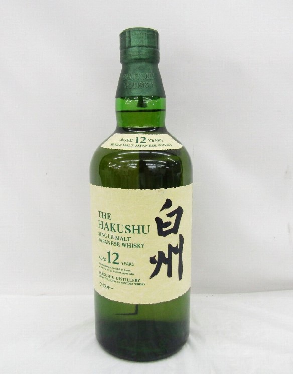 白州12年 買取 枚方 ｜SUNTORY サントリー 白州 12年 シングルモルト ウイスキー 700ml 43％を