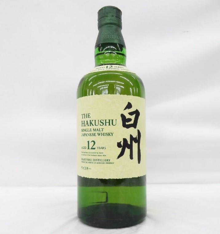 白州12年 買取 町田 ｜SUNTORY サントリー 白州 12年 シングルモルト ウイスキー 700ml 43％を