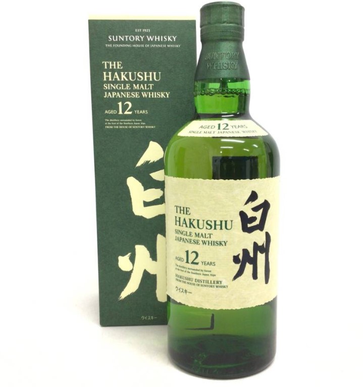 白州12年 買取 銀座 ｜ウイスキー サントリー 白州 12年 シングルモルト 700mlを