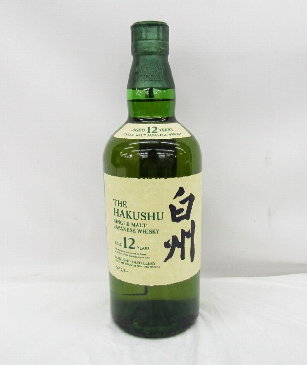白州12年 買取 谷町九丁目 ｜サントリー 白州 12年 シングルモルト ウイスキー 700ml 43％を