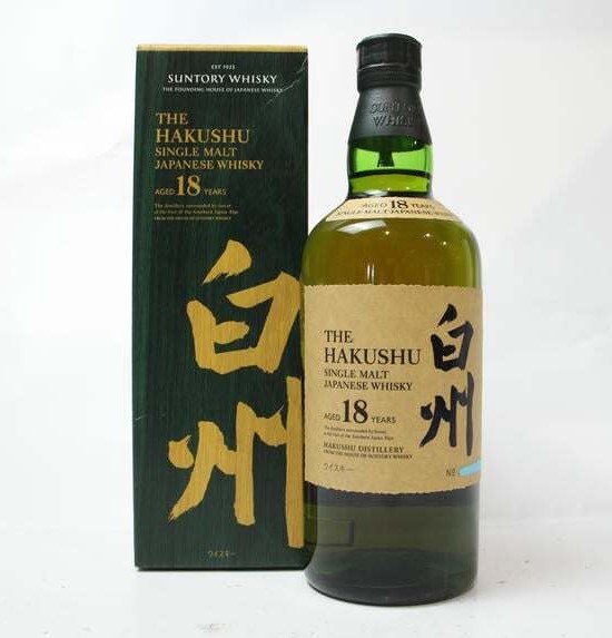 白州18年 買取 茨城日立 ｜SUNTORY（サントリー）白州 18年 43％ 700mlを