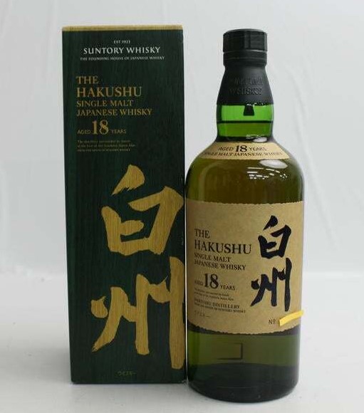 白州18年 買取 銀座 ｜サントリー 白州 18年 43％ 700mlを