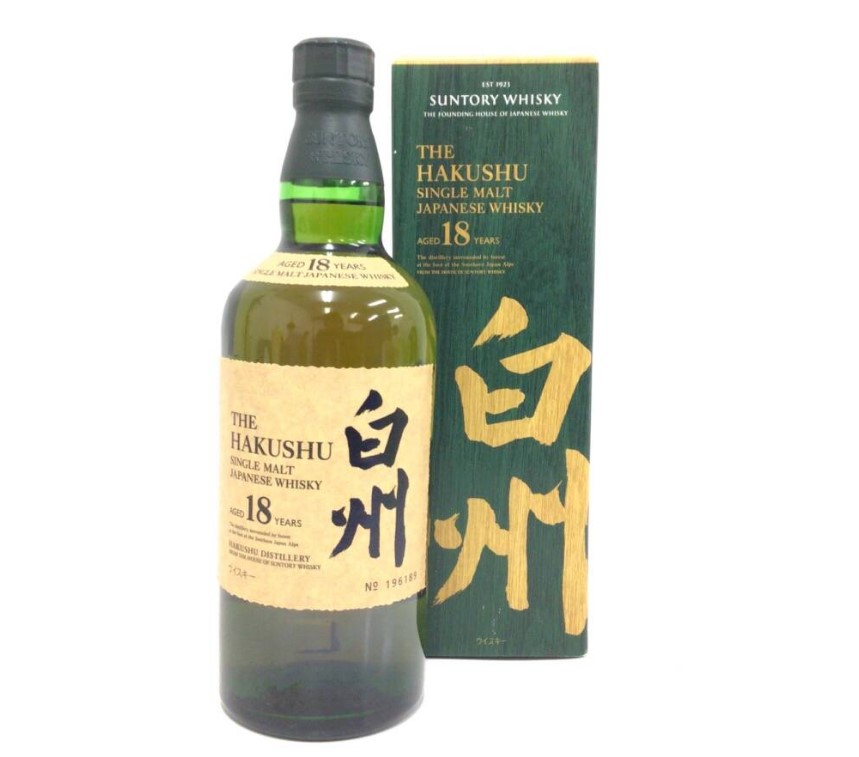 白州18年 買取 谷町九丁目 ｜ウイスキー サントリー 白州 18年 シングルモルト 700ml 43%を