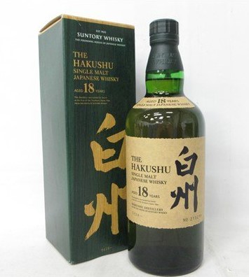 白州18年 買取 神戸六甲道 ｜サントリー 白州 18年 シングルモルト 700ml 43% 箱付き ジャパニーズを