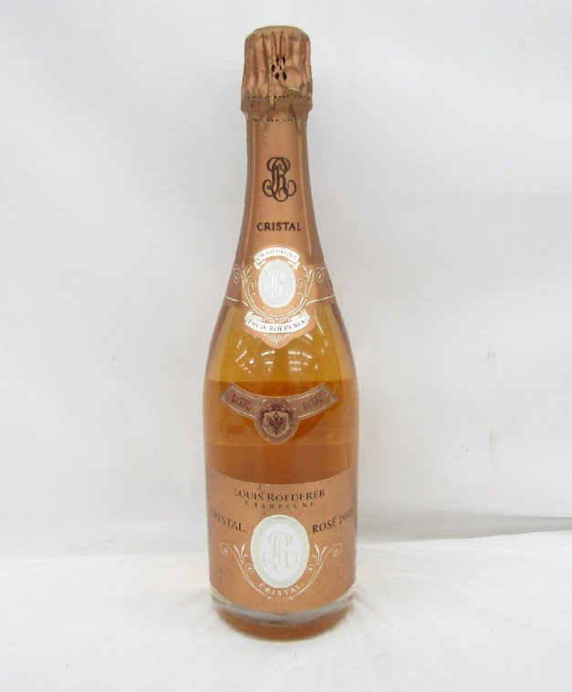 ルイロデレール クリスタル ロゼ 買取 高槻 ｜LOUIS ROEDERER ルイ・ロデレール クリスタル ロゼ 2013 シャンパンを