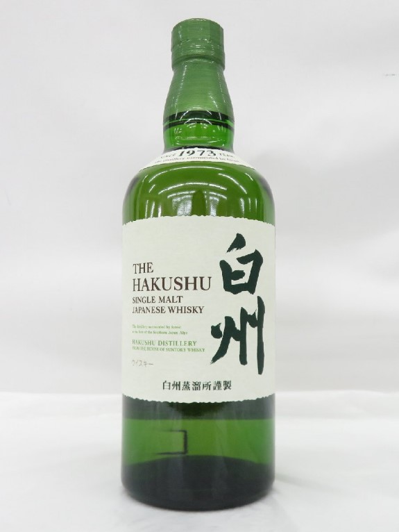 白州 NV 買取 東大阪布施 ｜SUNTORY サントリー 白州 NV ノンヴィンテージ シングルモルト ウイスキー 700ml 43％を