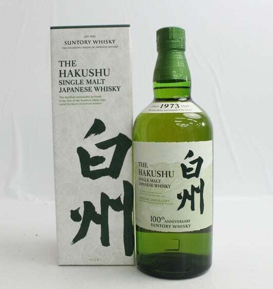 白州 NV 買取 神戸六甲道 ｜SUNTORY（サントリー）白州 NV 1973 100周年記念蒸溜所ラベル 43％ 700mlを
