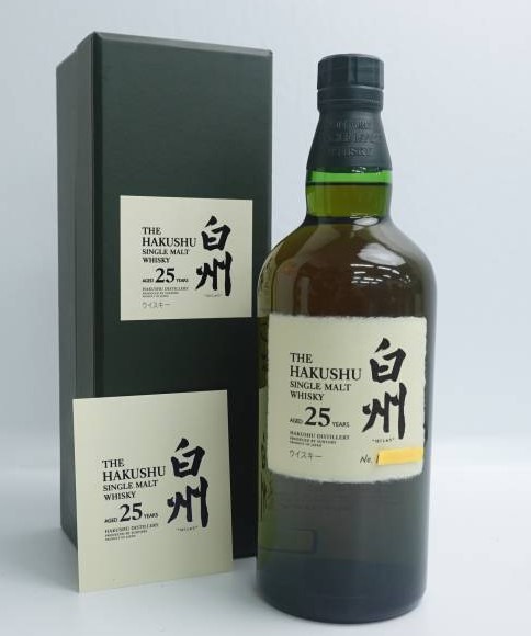 白州25年 買取 津田沼 ｜SUNTORY（サントリー）白州 25年 旧 43％を