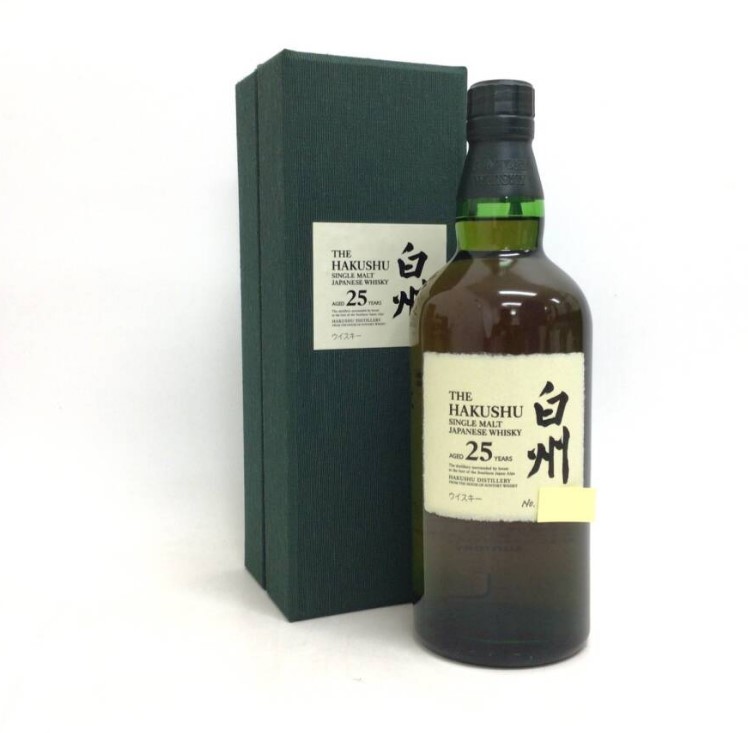 白州25年 買取 東大阪布施 ｜ウイスキー サントリー白州 25年 700mlを
