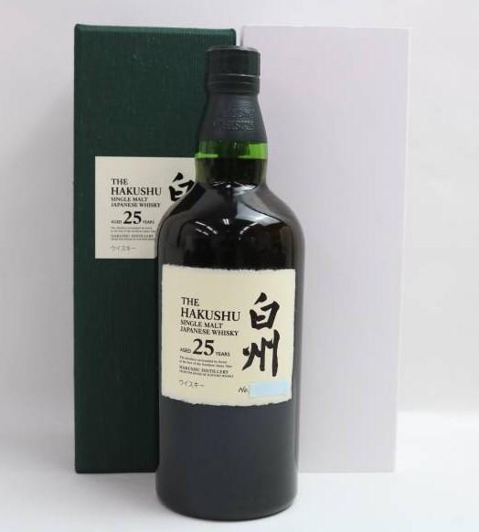白州25年 買取 神戸六甲道 ｜SUNTORY 白州 25年 43％ 700mlを