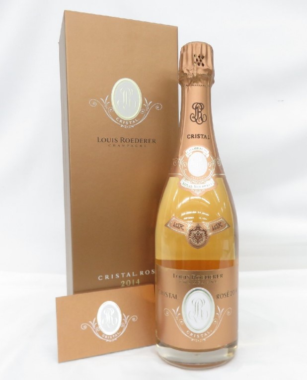 ルイロデレール クリスタル ロゼ 買取 銀座 ｜LOUIS ROEDERER ロゼ 2014 シャンパンを
