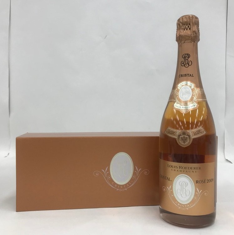 ルイロデレール クリスタル ロゼ 買取 津田沼 ｜LOUIS ROEDERER ルイロデレール シャンパーニュ クリスタルロゼ 2009を