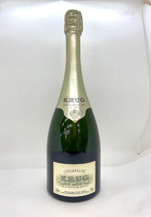 クリュッグ クロデュメニル 買取 東大阪布施 ｜クリュッグ クロ デュ メニル 2006 750ml 12.5%を