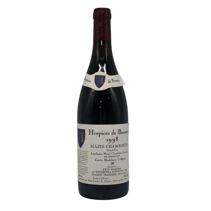 オスピス ド ボーヌ マジ シャンベルタン グランクリュ キュヴェ マドレーヌ コリニョン 1998 750ml 13.5% Hospices de Beaune Mazis
