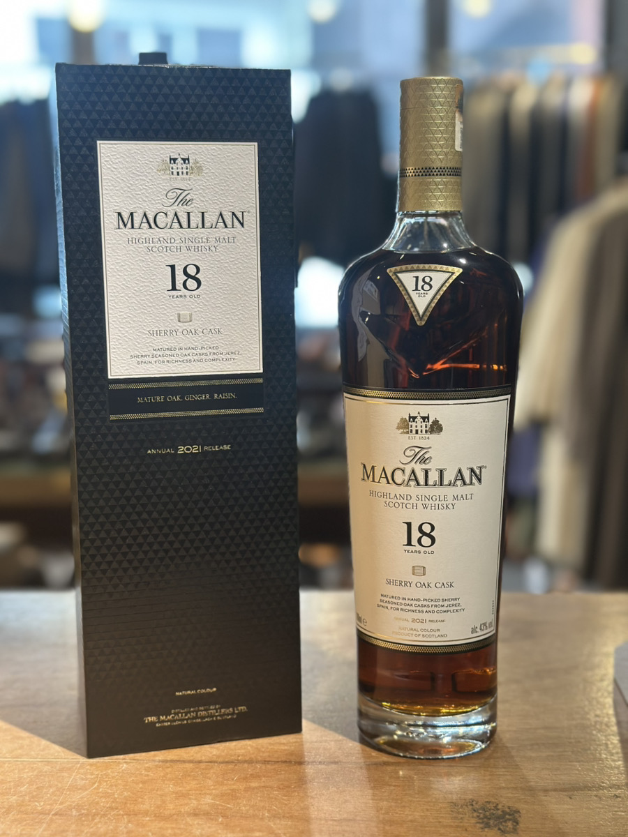 マッカラン 18年 シェリーオークカスク 2021 700ml 43% The MACALLAN