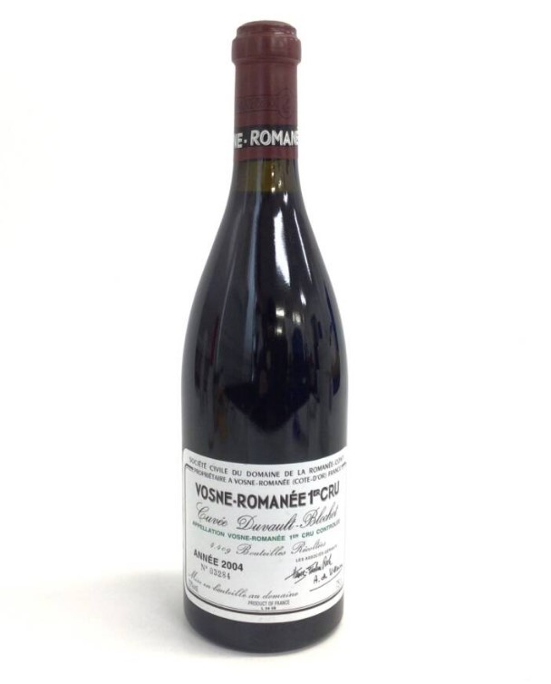 DRCヴォーヌロマネ 買取 麻布 ｜ワイン DRC ヴォーヌ・ロマネ・プルミエクリュ キュヴェ・デュヴォー・ブロシェ 2004 750mlを