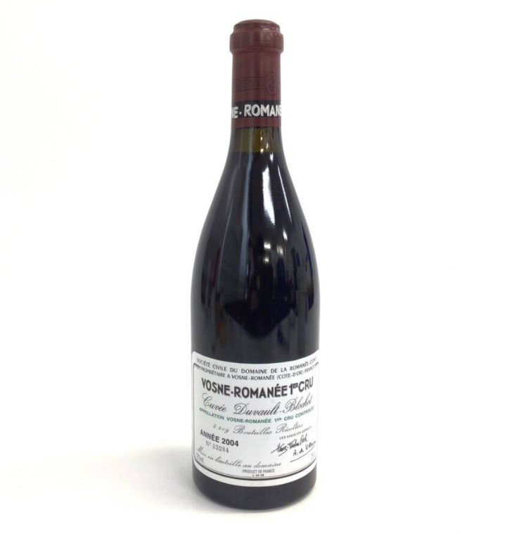 DRCヴォーヌロマネ 買取 梅田 ｜ワイン DRC ヴォーヌ・ロマネ・プルミエクリュ キュヴェ・デュヴォー・ブロシェ 2004 750mlを