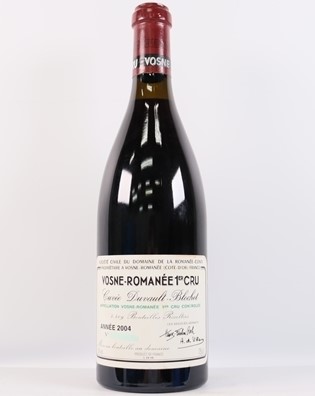 DRCヴォーヌロマネ 買取 神戸三宮 ｜DRC ヴォーヌ ロマネ プルミエ クリュ キュヴェ デュヴォー プロシェ 2004 750ml 13% フランス ブルゴーニュ 赤を