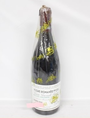 DRCヴォーヌロマネ 買取 成田 ｜DRC ヴォーヌ ロマネ デュヴォー ブロシェ 2002年 750ml 13% フランスを