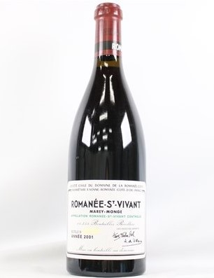 DRCロマネサンヴィヴァン 買取 銀座 ｜DRC ロマネ・サン・ヴィヴァン 2001 750ml 13% フランス ブルゴーニュ 赤を