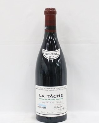 DRCラターシュ 買取 池袋 ｜DRC ラ・ターシュ 2017 750ml 13％ フランス ブルゴーニュ 赤を