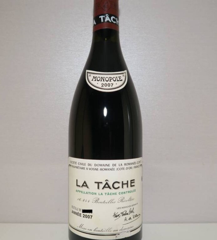 DRCラターシュ 買取 梅田 ｜DRC ラターシュ 2007年 モノポール ドメーヌドラロマネコンティを