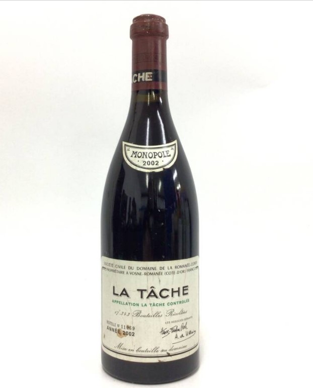 DRCラターシュ 買取 枚方 ｜ワイン DRC ラ ターシュ 2002 ドメーヌ ド ラ ロマネ コンティ 750mlを
