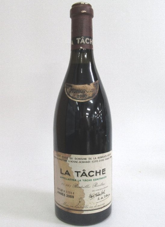 DRCラターシュ 買取 茨城日立 ｜DRC ラ ターシュ 2000 750ml 13%を