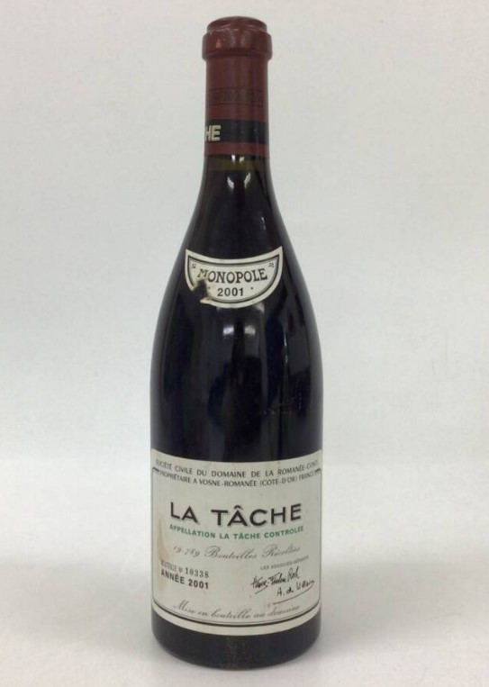 DRCラターシュ 買取 なんば ｜ワイン DRC ラ ターシュ 2001 750mlを