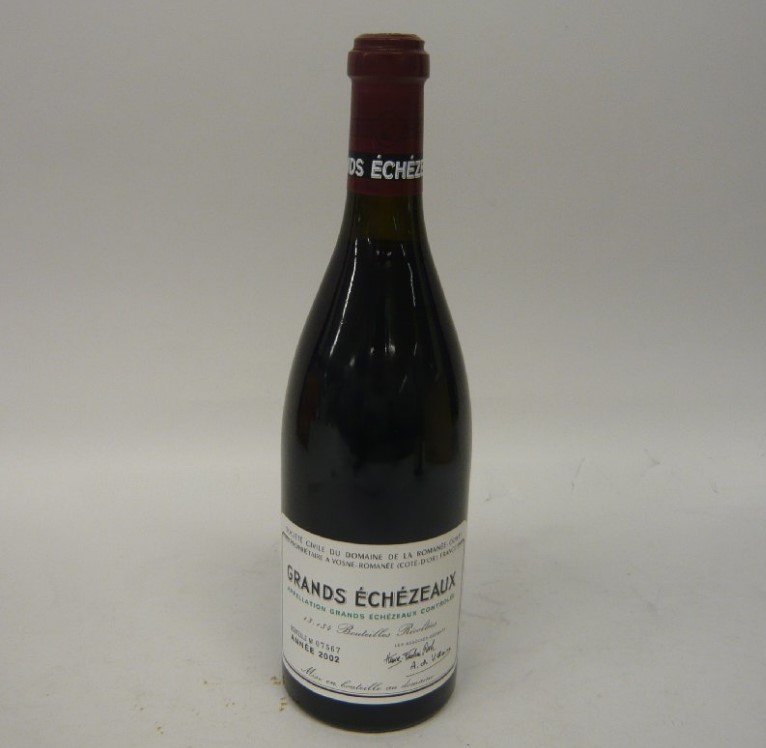 DRCグランエシェゾー 買取 江坂 ｜ドメーヌ・ドゥ・ラ・ロマネコンティ　DRC　グラン エシェゾー　2002を