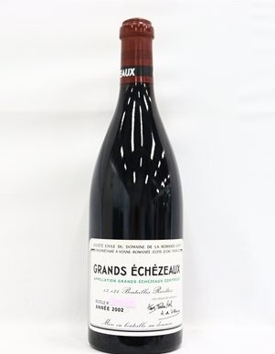 DRCグランエシェゾー 買取 上野 ｜DRC グラン・エシェゾー 2002 750mlを