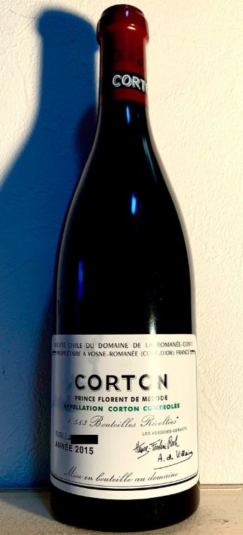 DRCコルトン 買取 津田沼 ｜2015年　DRC コルトン　ドメーヌ・ド・ラ・ロマネ・コンティ　グランクリュを