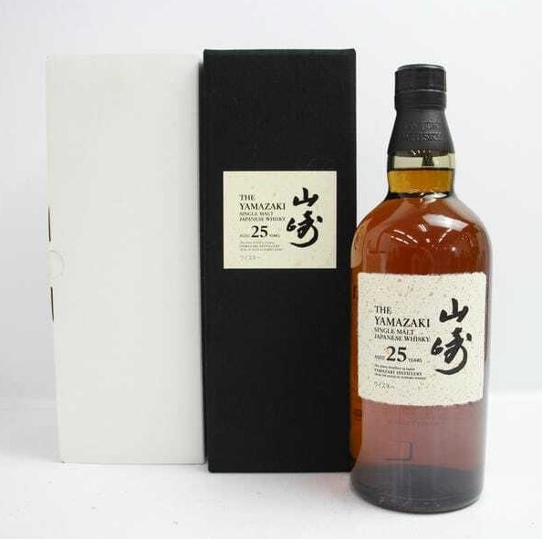 山崎25年 買取 神戸六甲道 ｜SUNTORY（サントリー）山崎 25年 43％ 700mlを