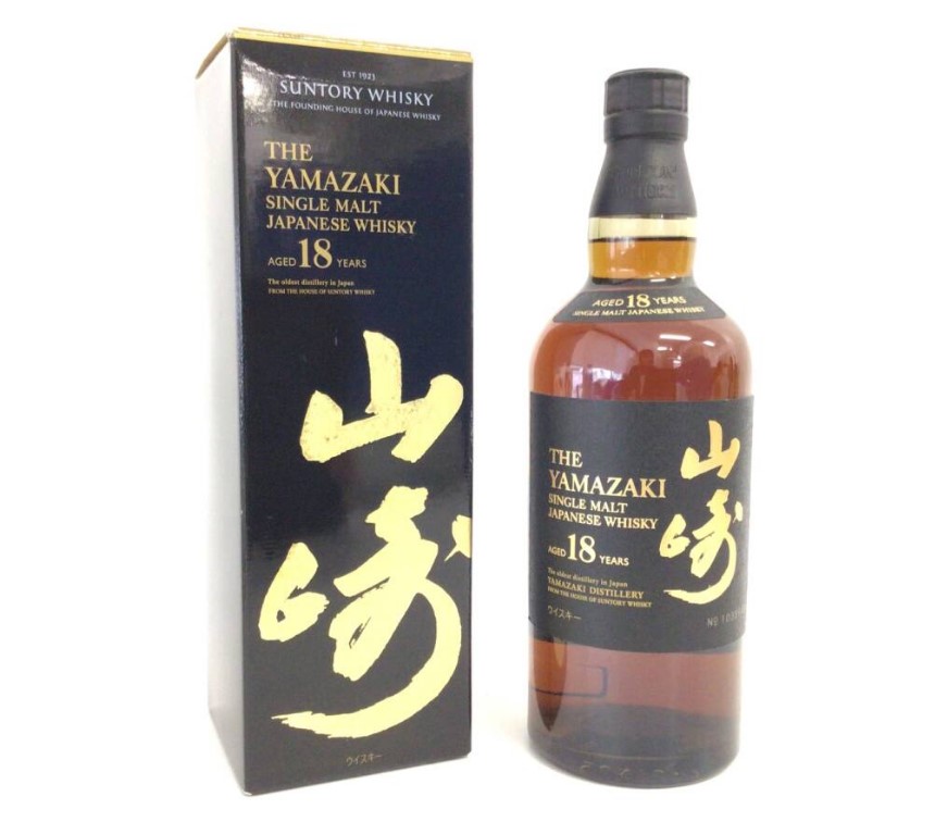 山崎18年 買取 横浜 ｜ウイスキー サントリー 山崎 18年 シングルモルト 700ml 43%を