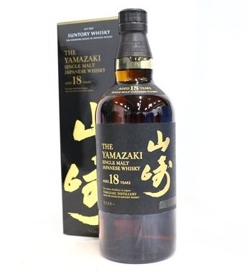 山崎18年 買取 神戸六甲道 ｜サントリー 山崎 18年 シングルモルト 700ml 43% 箱付きを
