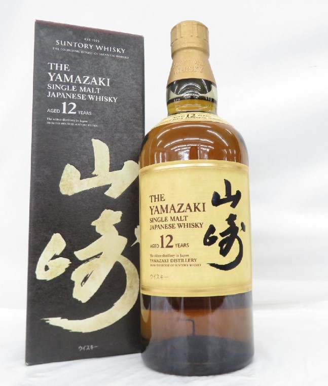 山崎12年 買取 茨城日立 ｜SUNTORY サントリー 山崎 12年 シングルモルト ウイスキー 700ml 43％ 箱付を