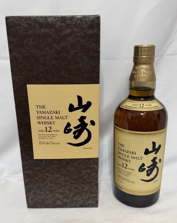 山崎12年 買取 津田沼 ｜SUNTORY 山崎 12年 シングルモルト ウイスキー 700ml 43％を