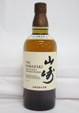 山崎 NV 買取 なんば ｜サントリー 山崎 NV シングルモルト 700ml 43％を