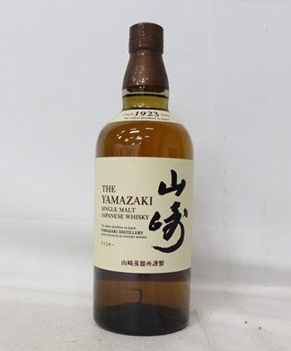 山崎 NV 買取 天王寺 ｜サントリー 山崎 NV シングルモルト 700ml 43% ジャパニーズを