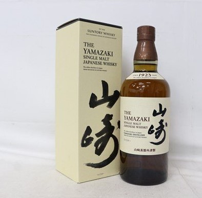 山崎 NV 買取 高槻 ｜サントリー 山崎 NV シングルモルト 700ml 43% 箱付き ジャパニーズを