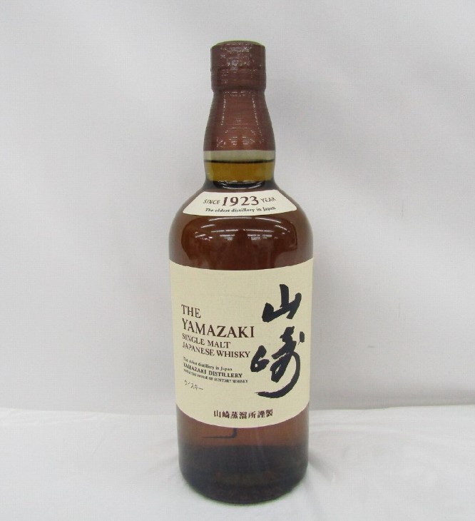 山崎 NV 買取 八王子 ｜SUNTORY サントリー 山崎 NV ノンヴィンテージ シングルモルト ウイスキー 700ml 43％を